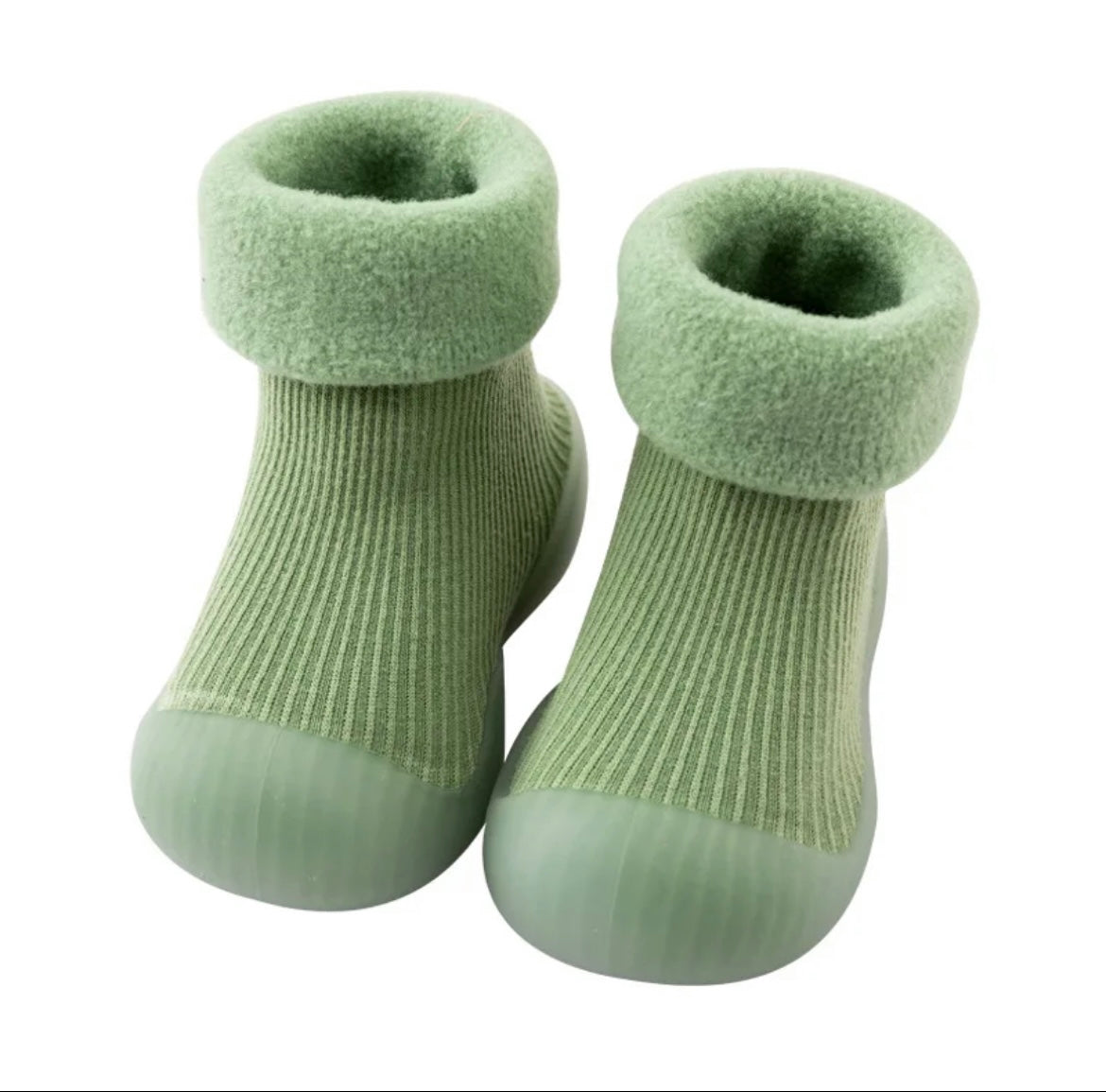 Furry Baby Sock Shoes